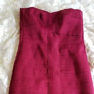 Magenta bandage dress